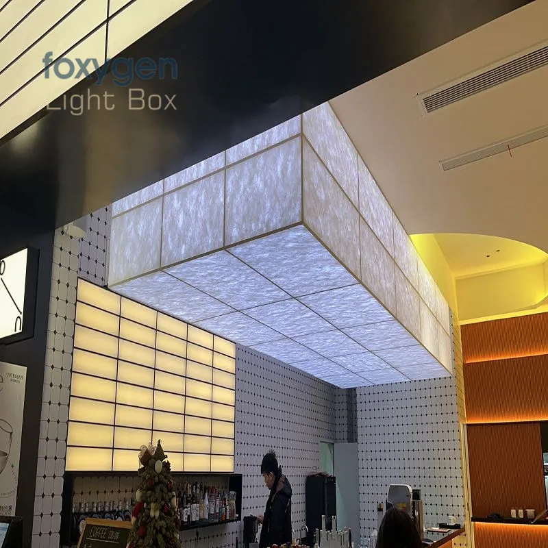 Raw Material Dupond Paper Hanging Business Trade Fair Office Signage LED Tyvek LightBox Dupond Light Box