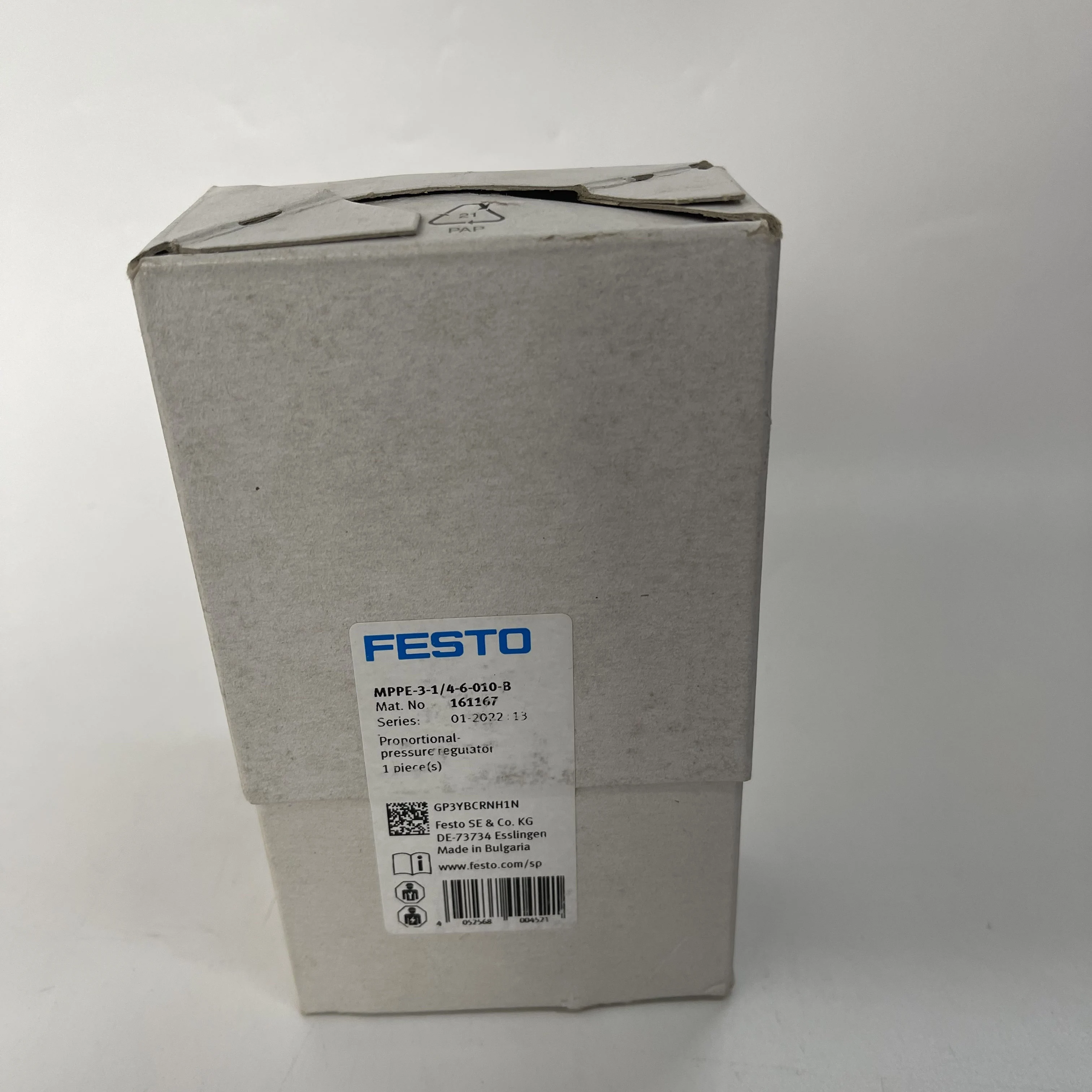 Festo Proportional Pressure Regulator MPPE-3-1/4-6-010-B