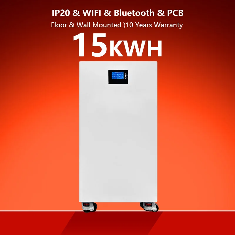 10 Jahre Garantie Power Wall 5 kWh 10 kWh 15 kWh 16 kWh Lithium-Batterie 48 V 200 Ah Lifepo4 Heim-Batteriespeichersystem Solarbatterie