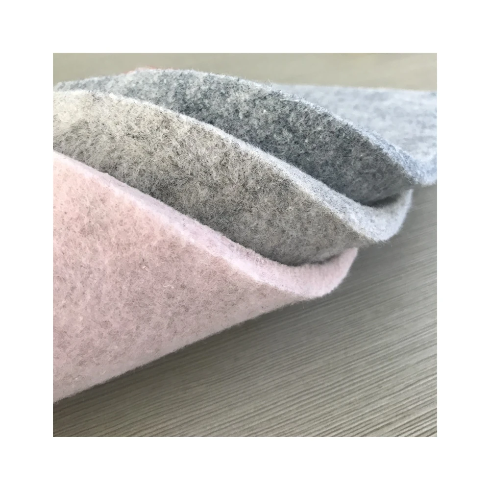 Recycled PET 100% polyester nonwoven soft hard stiff Felt in 3mm 9mm 10mm  in sheets