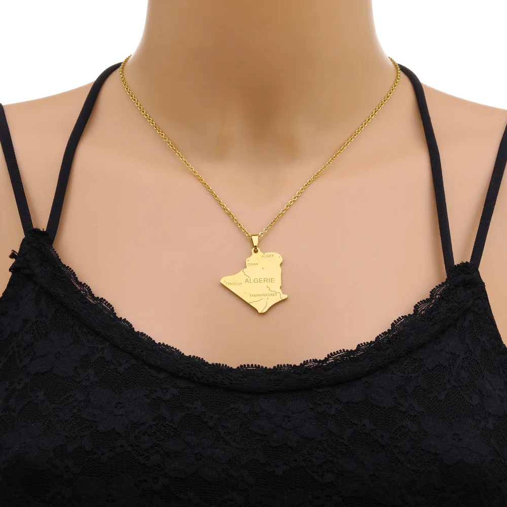 Map Necklace