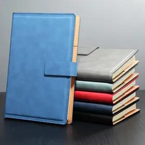 Huatong 2026 Luxury Custom Diary Notebook Fabric Cover Note Book with Pen Gift CMYK Stationery Set Luxury Journal Notebook