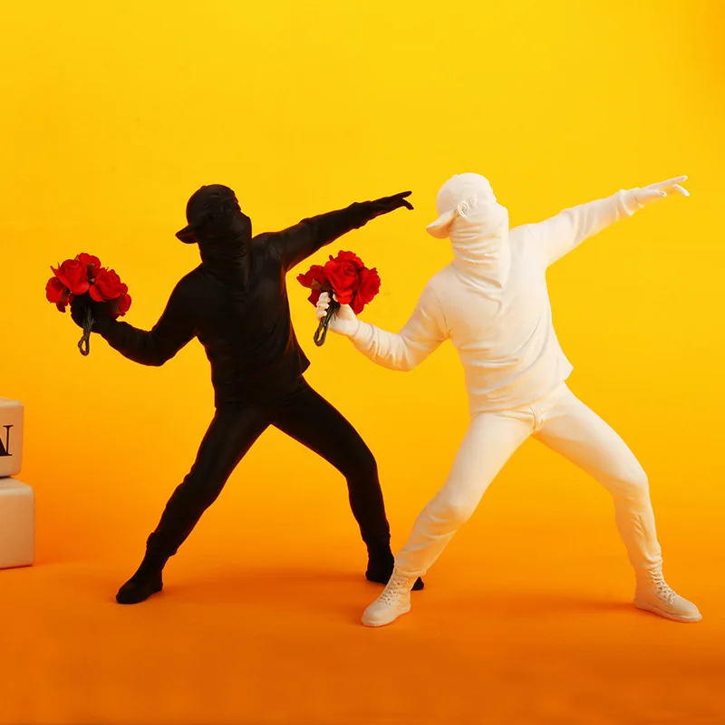 BANKSY FLOWER BOMBER RED ver 公式通販 BANKSY FLOWER BOMBER RED VER