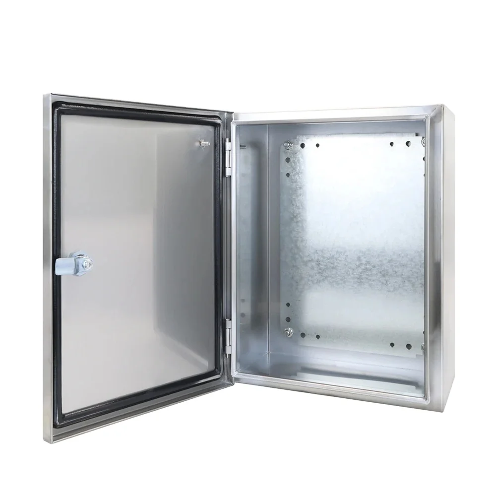 304 Stainless Steel Electrical Enclosures Waterproof Metal Junction Box ...