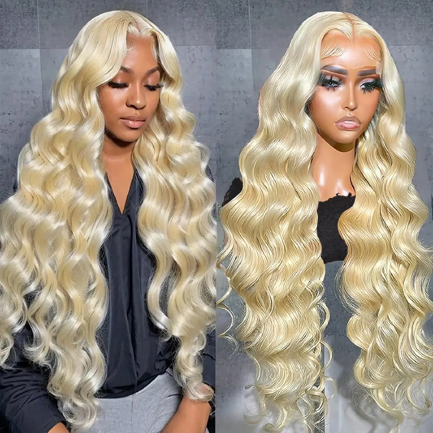 Parrucca lace front body wave 613 bionda capelli veri glueless_voghion.com