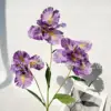 Oil painting Iris in purple