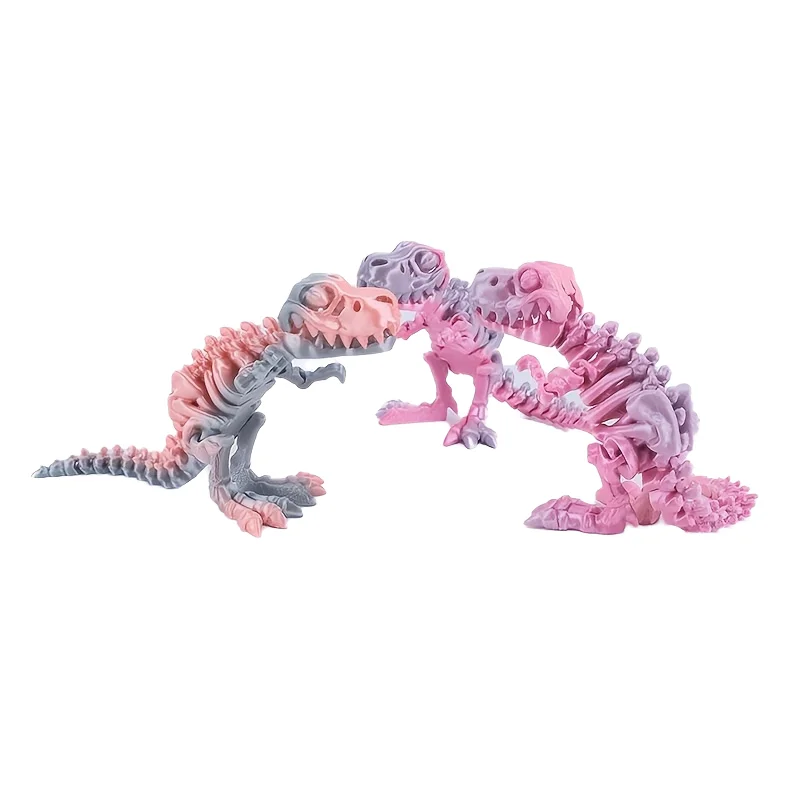 3D Printed T-Rex Dinosaur Skeleton: Hot-selling Transforming Decoration Exquisite Collectible Figurine Ideal Gift&Trendy Artwork