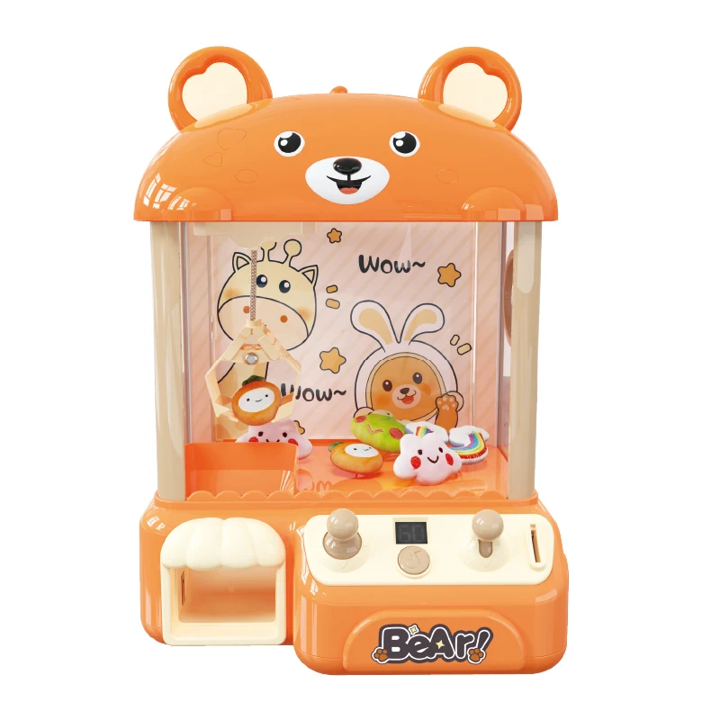 Indoor Electronic Coin Operated Play Games Doll Catching Machine Mini ...