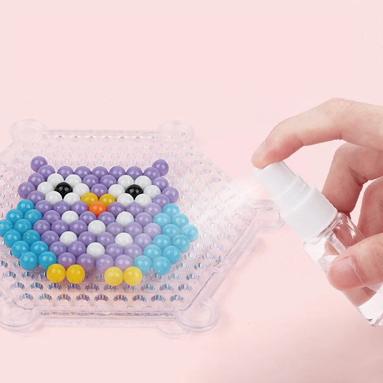 Детские Волшебные бусины с водяным туманом 2400 шт. набор волшебных бусин «сделай сам» волшебные для девочек развивающие