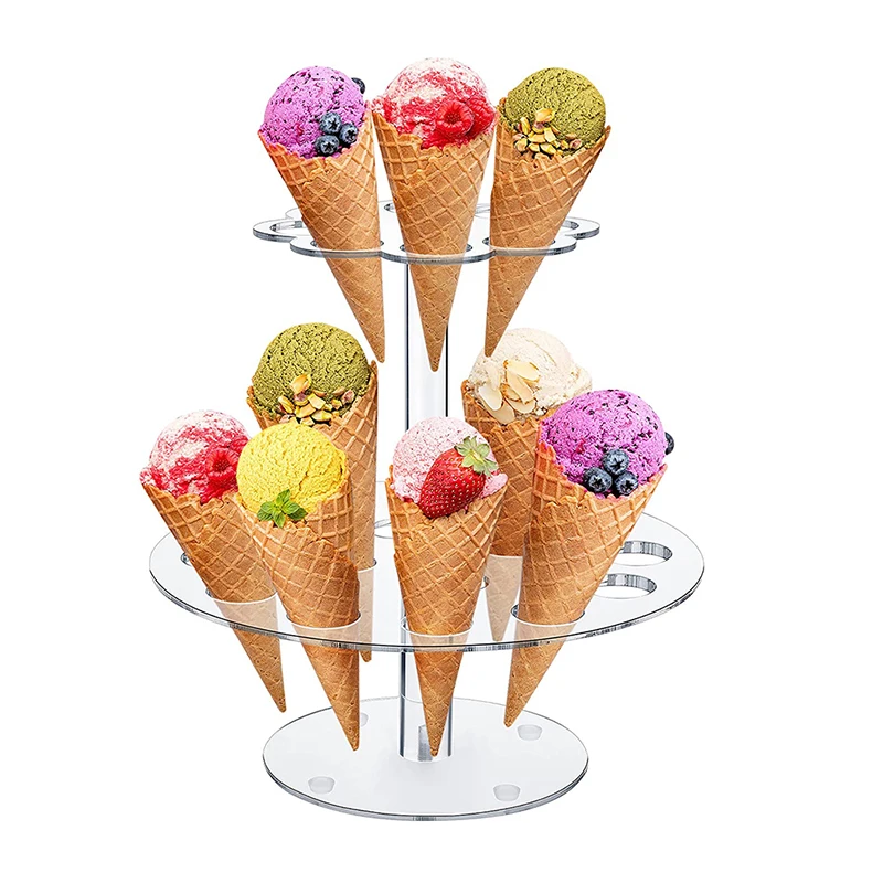 4 PCS Ice Cream Waffle Stand Ice Cream Cone Holder - China Ice