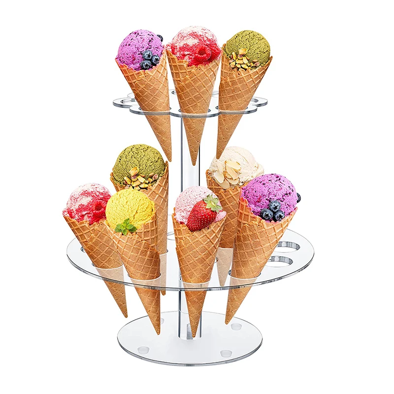 100PCS Ice Cream Cone Holder Stand