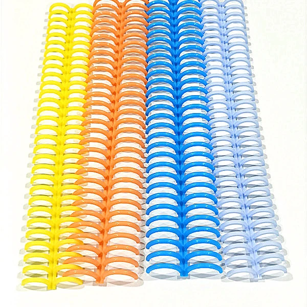 Различные цветные PP с отрывными листами пластика связывания кольца полоски