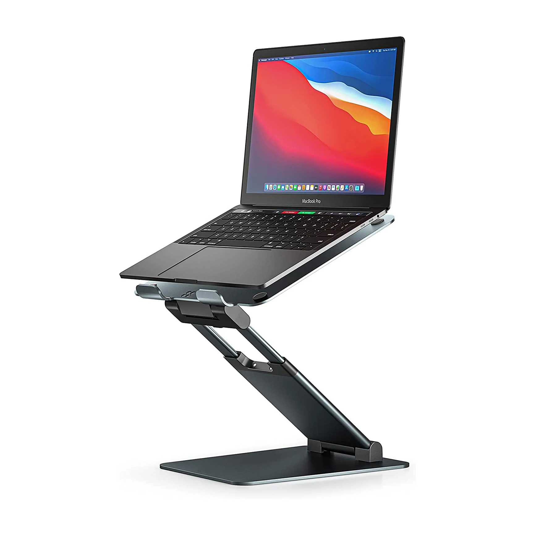Laptop Riser Computer Stand, Height Adjustable Ergonomic Laptop Stand for Desk