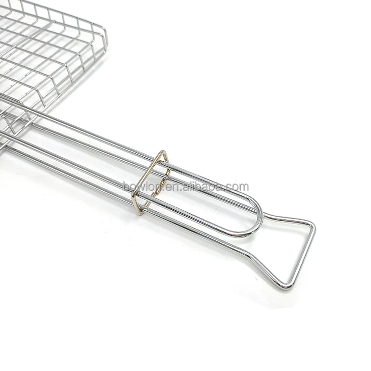 Metal Barbecue Wire Mesh,Bbq Rack Burger Fish Bbq Grilling Basket,Bbq Grill Fish Net For Meat
