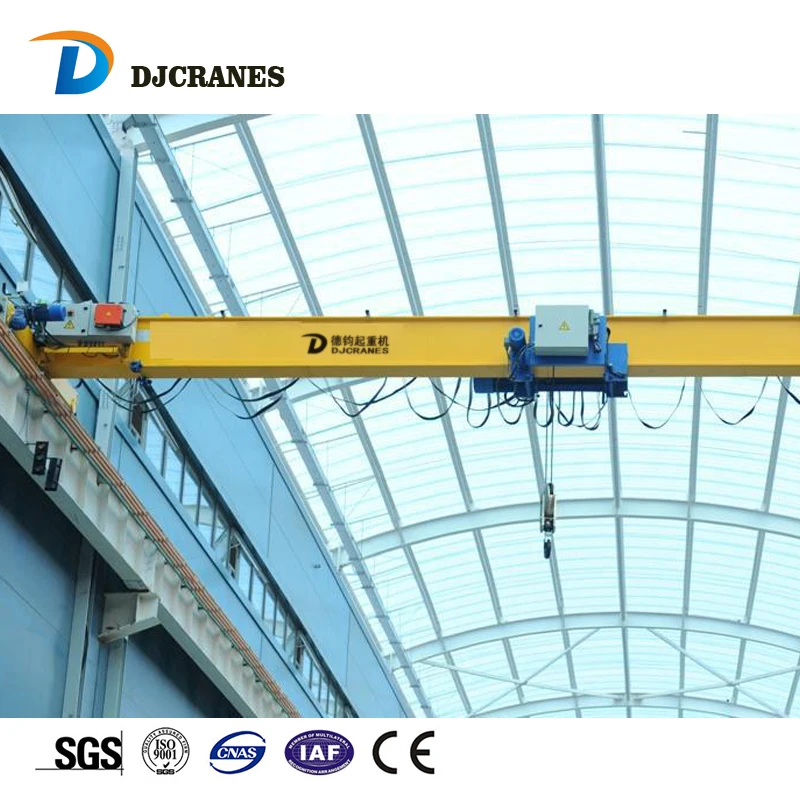 Singer Girder Ohc Crane with Electric Hoist Ceiling Mounted Workstation Bridge Crane Travelling