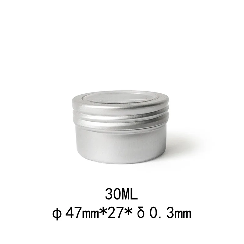 Inside Visible 5ml 10ml 30ml 50ml 100ml Metal Can Container Aluminum