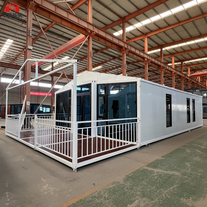 Container House Predabicated with Bathroom and Kitchen Folding Container House Luxury on Trailer From China Modern Hotel 5 Years