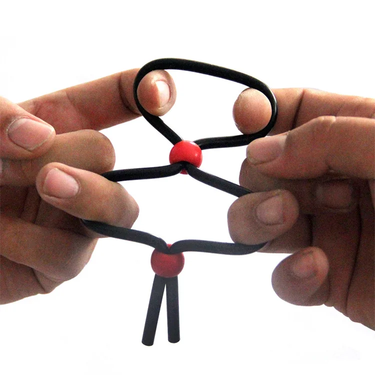 Verstellbarer Penisring-Halter aus Silikon fr Mnner  Sexspielzeug fr  Erwachsene