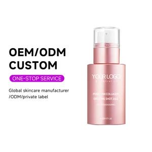 OEM ODM Private Label Collagen Hyaluronic Acid Niacinamide Retinol VC Whitening Skin Care Liquid Bottled Facial Essence Serum