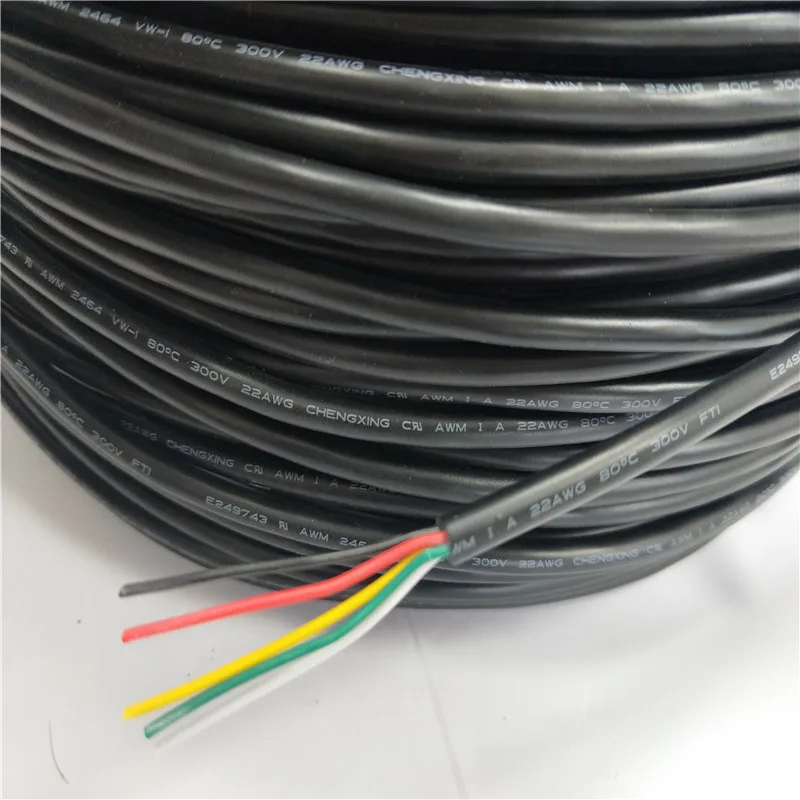 Changlang UL2464 22awg 4 Core Cable Pvc Insulated Cable Wire 300V