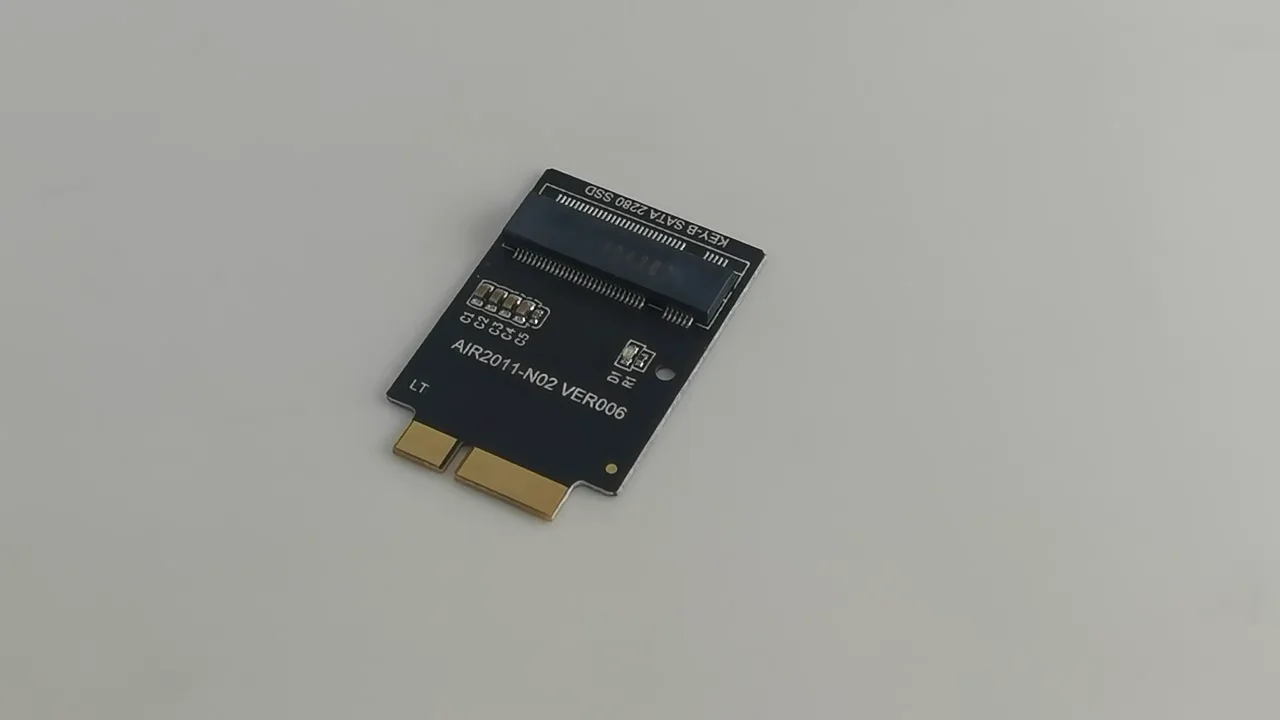 12+6pin Interface to NGFF B-Key SATA SSD Adapter Card
