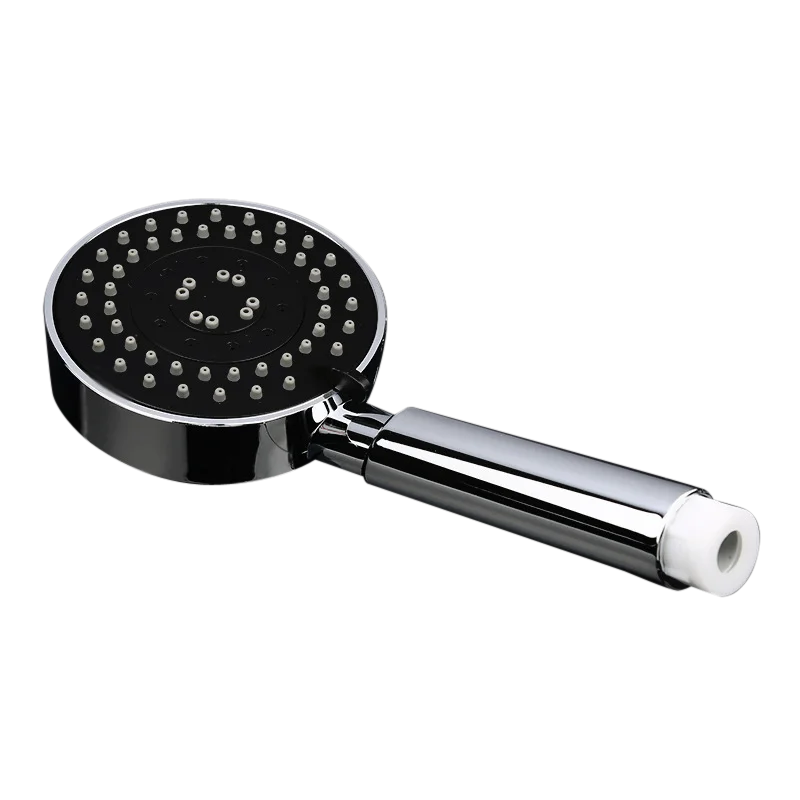 5 Modes Modern Black High Pressure Rainfall Abs Chrome Spa Filter Bath