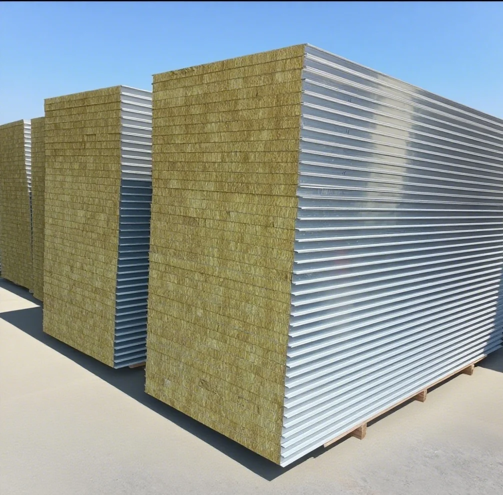 50-200mm Thickness Acoustic Thermal Steel Wool Insulation Board for External Wall and Cold Room Mineral Wool Insulation