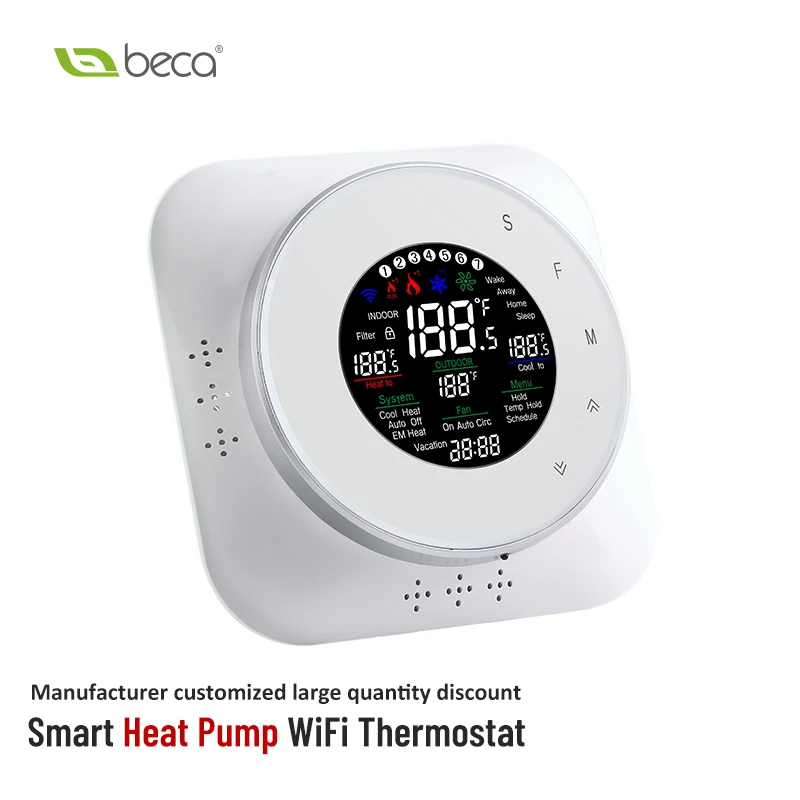 Source Beca BHP-6000C Low voltage multi stage heat pump wifi thermostat on  m.alibaba.com