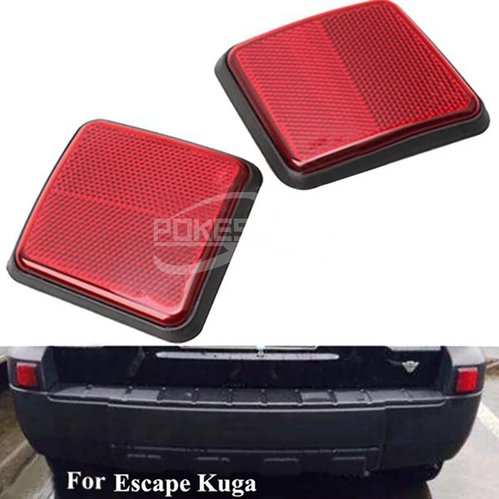 POKESS Reflector of Rear Bumper 5L8Z17808BA 5L8417E847AB Rear Bumper R... — 6