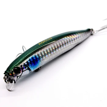 AOCLU Floating Minnow Fishing Lure 105mm 17.9g Diving 0.1-0.5m Magnet Weight Transfer Easy Cast Sea Bass Lure