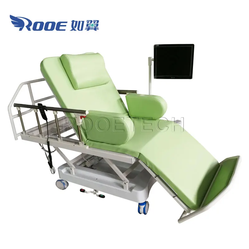 BXD188B Electric Blood Donor Hemodialysis Donation Bed with Display Screen