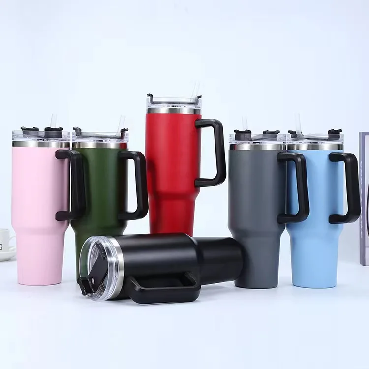 Factory Custom 40oz Double Wall Coffee Tumbler Travel Cup Stainless ...