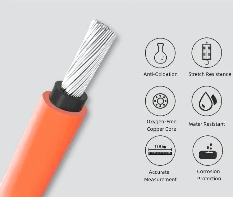 PV1-F H1Z2Z2-K PV-YJYJ 1*1.5mm2 30/0.25 Vietnam Thailanda Filipine Cablu de alimentare din cupru cositorit DC 1.8kv Cablu solar fotovoltaic