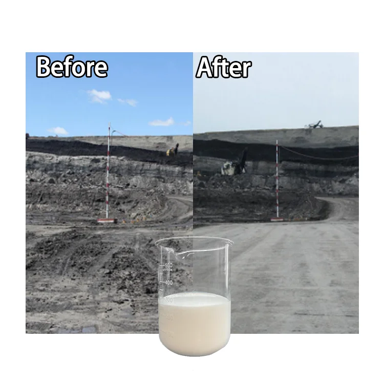 Soil Stabilizer No Need to Add Cement or Sand Polymeric Emulsion & Soil Stabilization