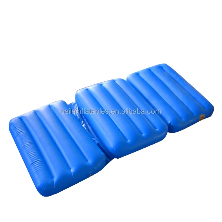 Customized PVC Inflatable Swimming Pool Water Bed Lounge Mat Advertising Inflatables Product