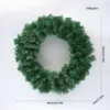 PVC green garland 40cm