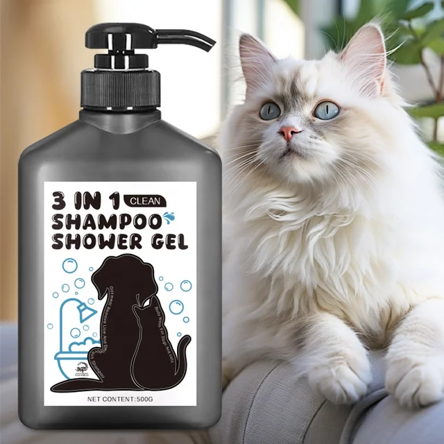 Dog Lice Shampoo Oatmeal Dog Shampoo OEM Organic Anti-Lice Anti-Flea Deodorant Dog Cat Shampoo Manufacturers