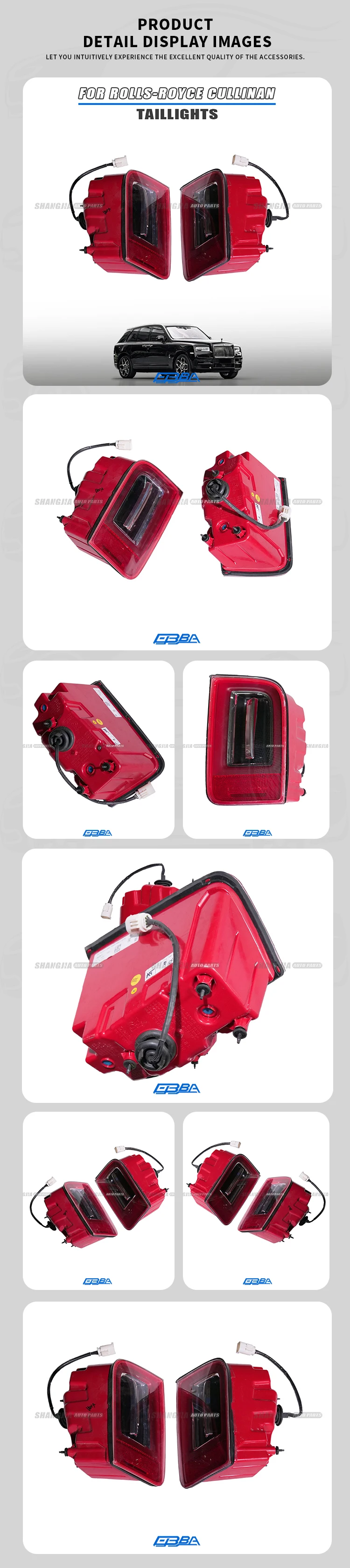 OEM 63217447043 63217447044 Car Replacement Part Specific Bi LED Tail Lights For Rolls Royce Cullinan factory