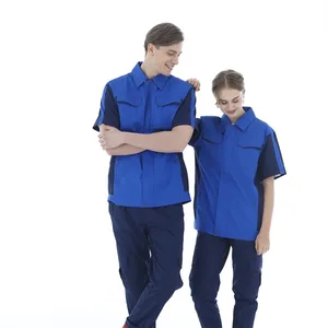 Flame Retardant High Tenacity Polyester Work Coveralls for Mechanic Construction Use with Custom Logo OEM Service Unisex