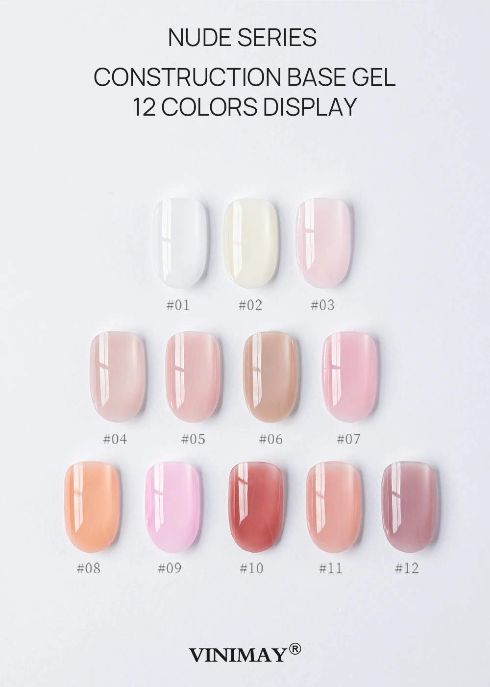 product vinimay nail supplies camouflage gel polish construction gel nail polish as base coat camouflage builder gel for nails-7