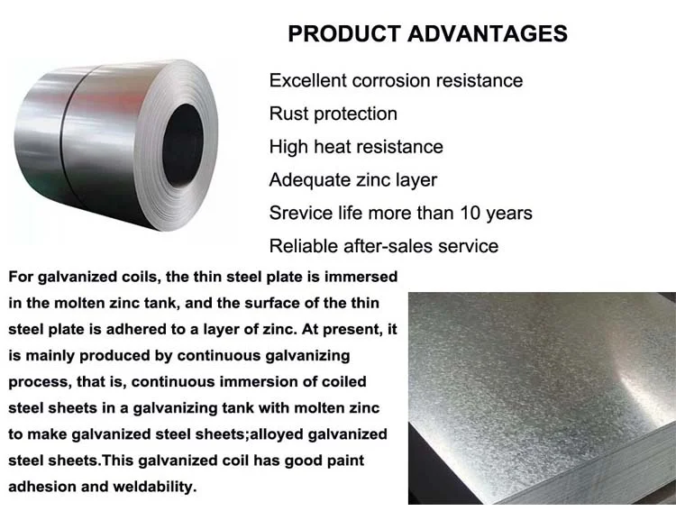 Jis G3312 Astm A653 China Steel Coil Factory 750-1250mm Galvanized ...