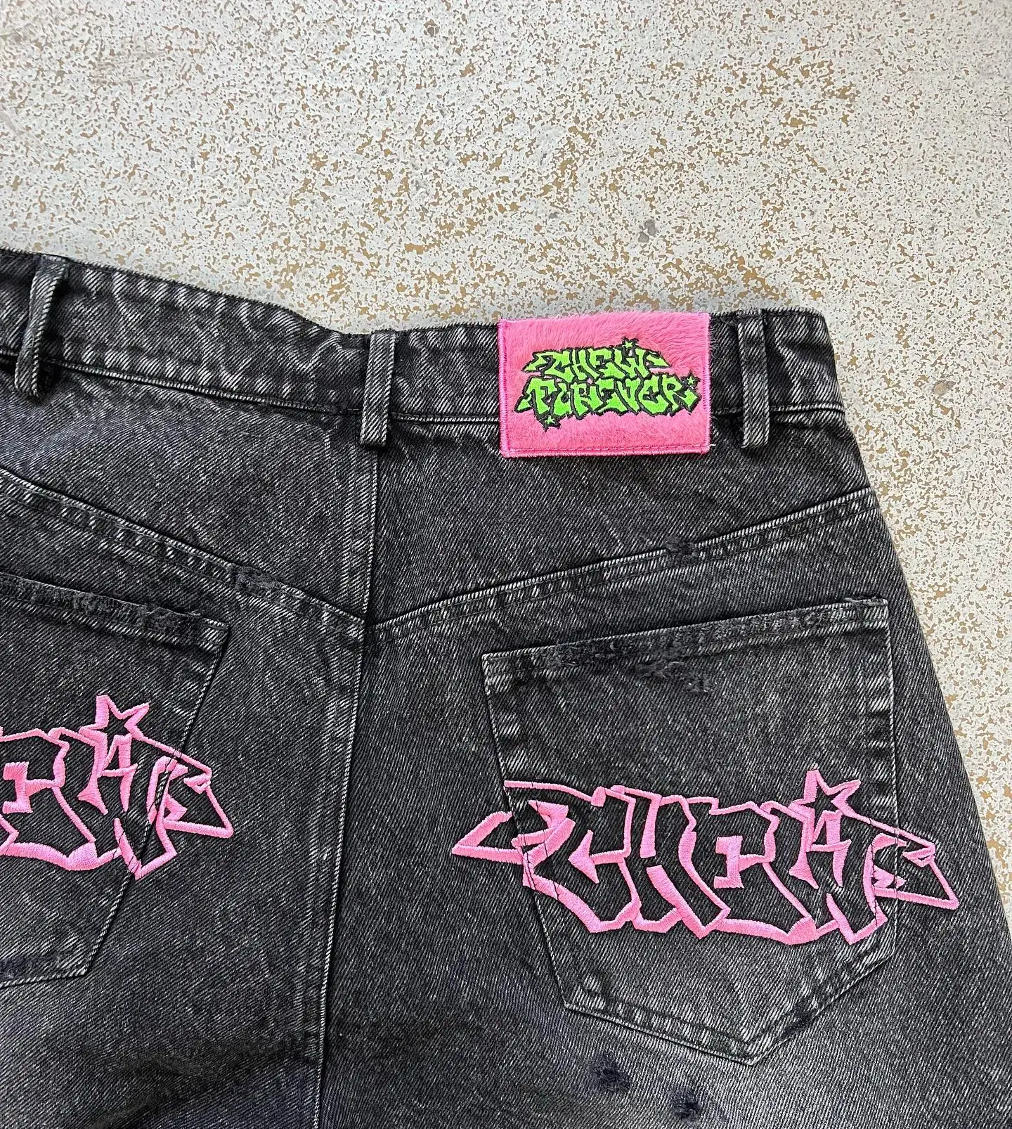 Salati Jeans Manufacturer Designer 3D Embossed Wash Distressed Oversize Ripped Jorts Baggy Trousers Jeans Denim Shorts for Men gallery 4