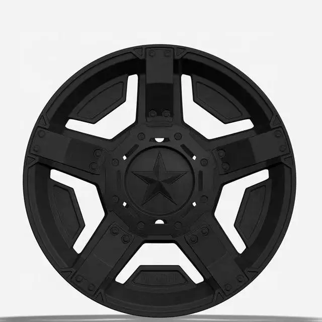 Factory Star Pattern Designs Forged Car Rims 16 to 19inch PCD5 6 10 12 Wheel 6061-t6 Aluminum Alloy Forged Custom Wheel Rims