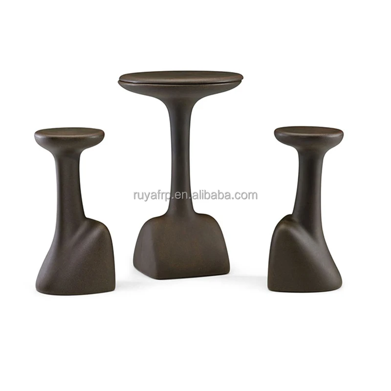 Designer Outdoor Coffee Tables And Stools Modern Bar Height Table And