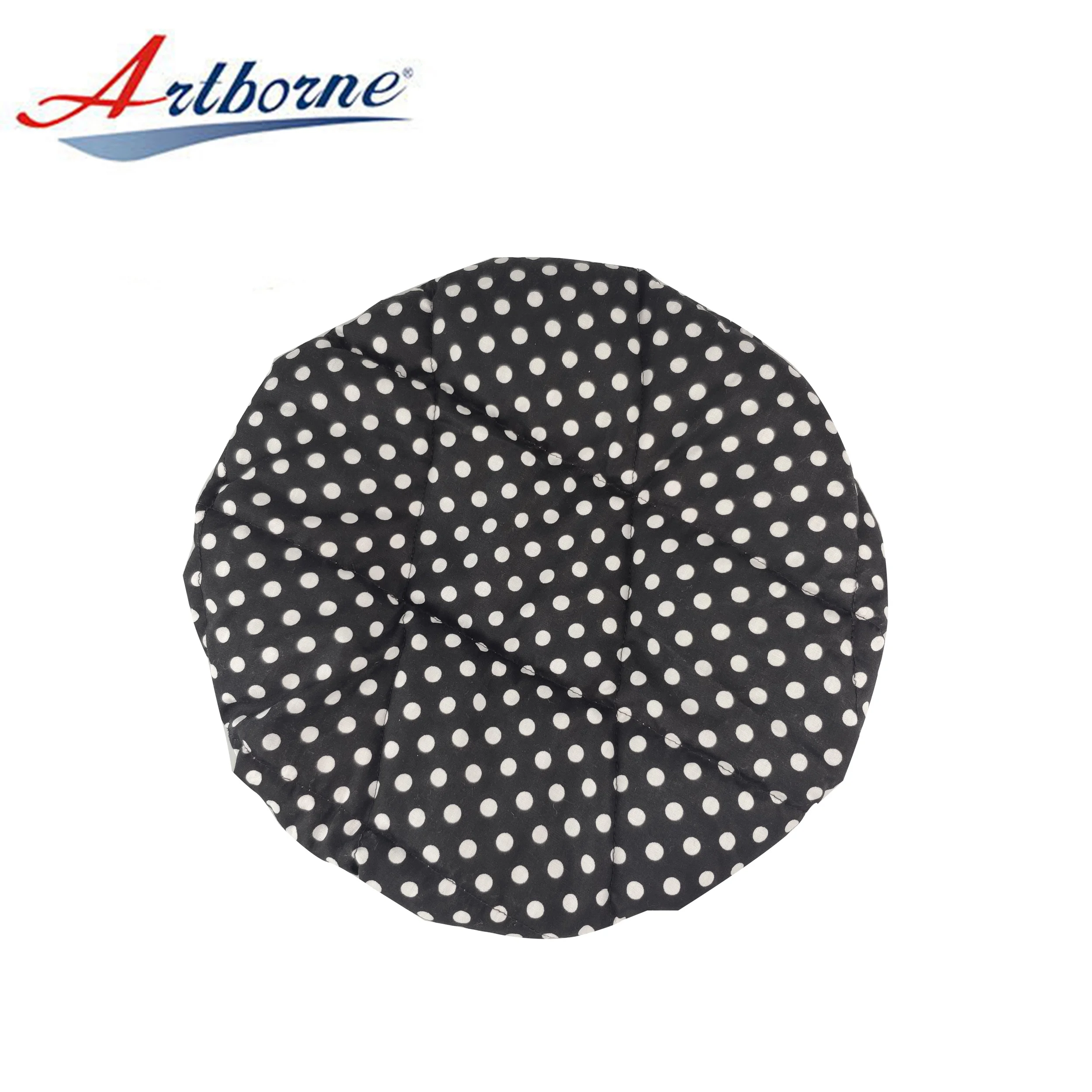 Льняной гель глубокое кондиционирование Тепловая крышка безопасная микроволновая Горячая крышка для естественных вьющихся текстурированных волос уход за сушкой крышка в горошек