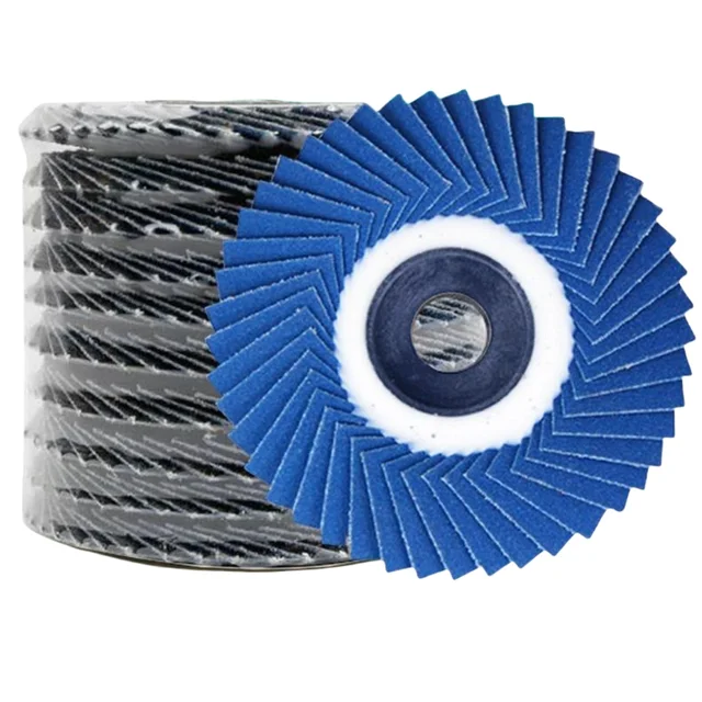 High Quality Aluminium Oxide Flap Disc 60# For Polishing Stainless Steel Flower Shape Radial Flexible Abrasive Flap Disc