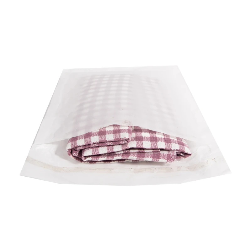 Garment Compostable Packaging Biodegradable Transparent Glassine Paper Bag For Clothing
