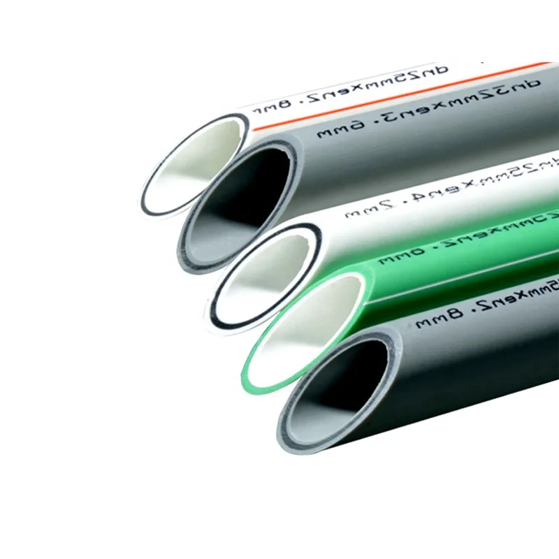 light green colour plastic ppr pipe for hot and cold water polypropylene antibacteriano de