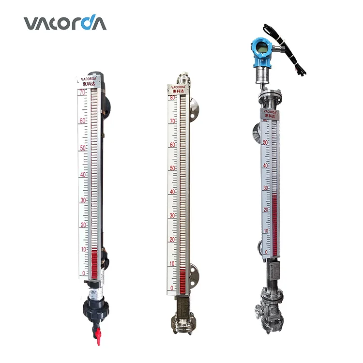 Industrial High Temperature Level Sensor Magnetic Type Tank Oil Level Indicator