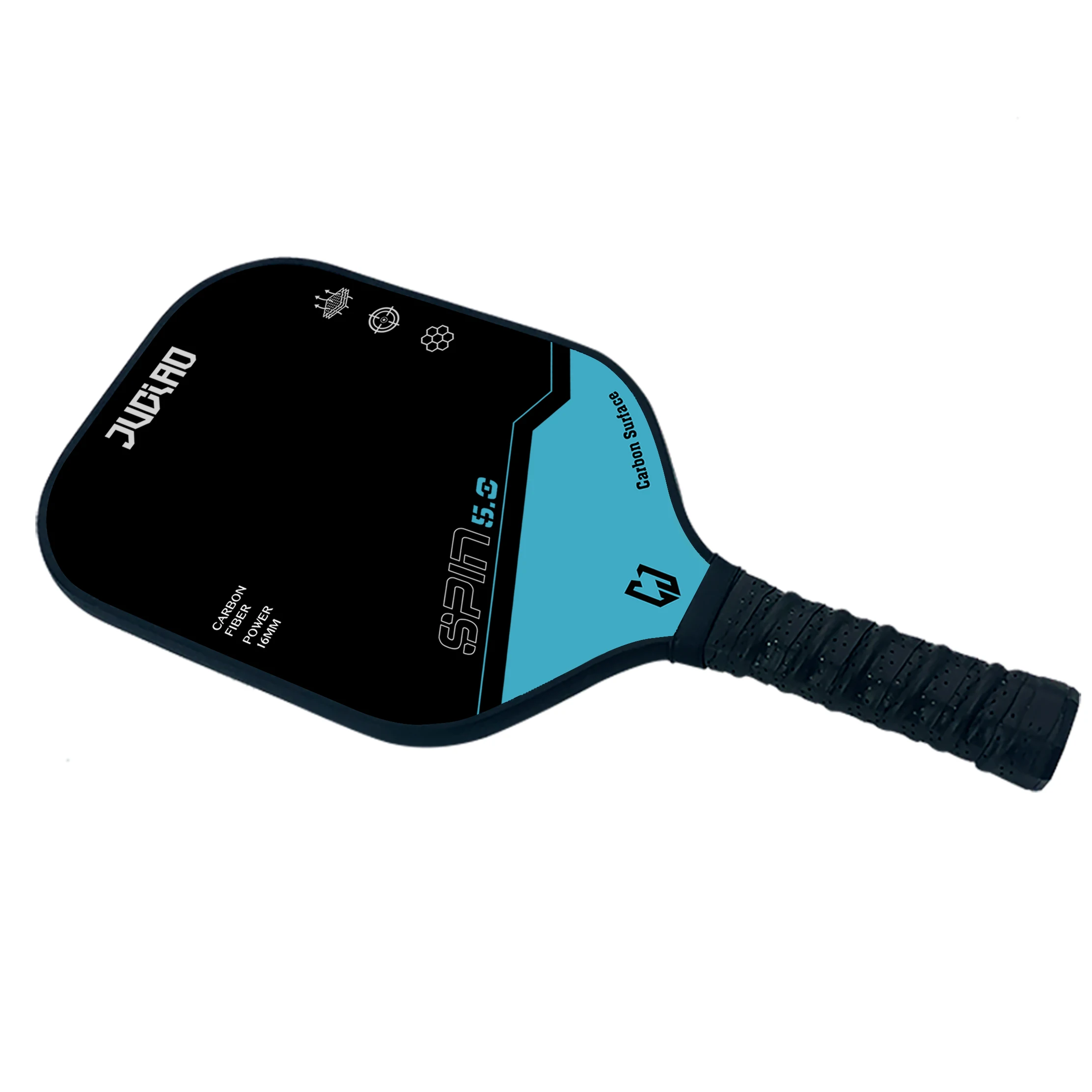 新着JUCIAO東レT700カーボンファイバーピックルボールパドル16mm
